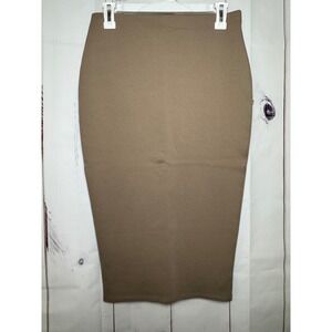 Light Brown Pencil Skirt / Size Medium / Sku0038